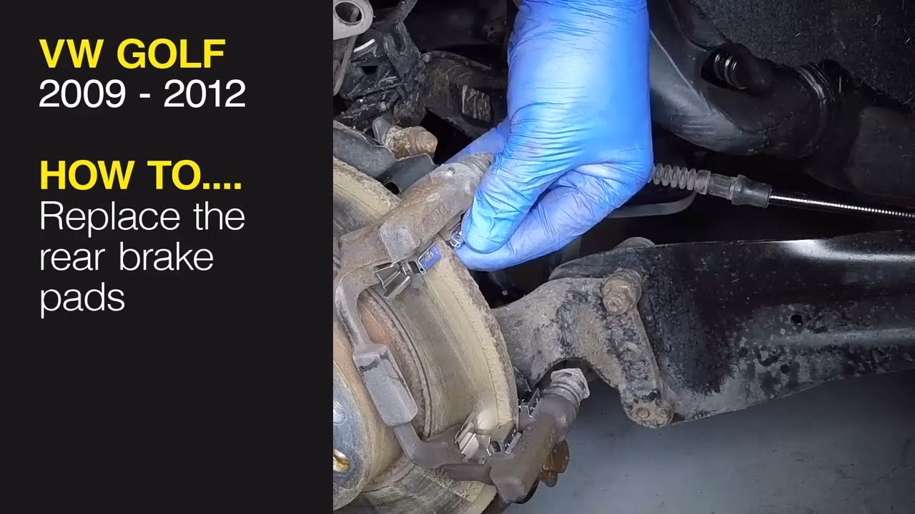How to replace brake discs on VW Golf 6?