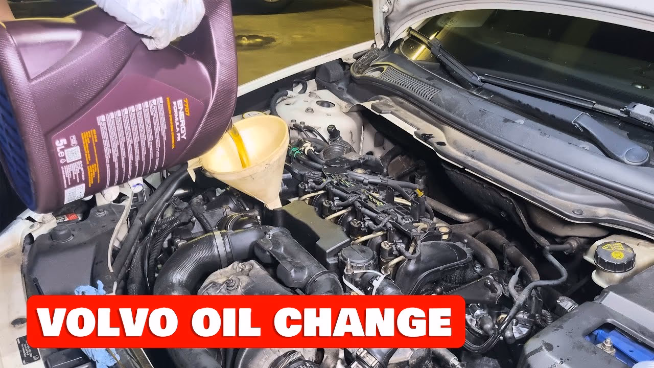 How much oil does a Volvo S40 II (MS) 1.6 D diesel 110 hp need?