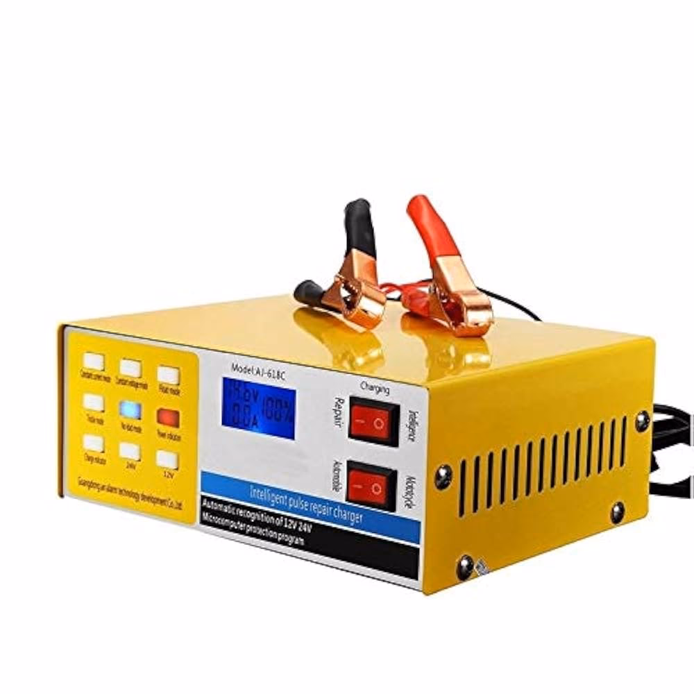 What types of batteries can a battery charger support?