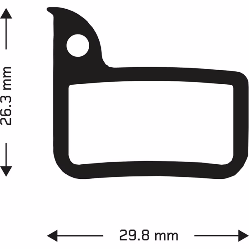What is a friction1 brake pad set?