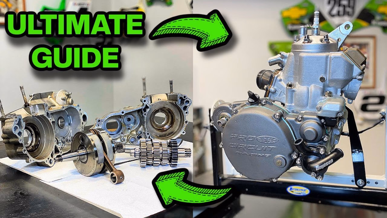 What are the components of a single cylinder 2 stroke engine?