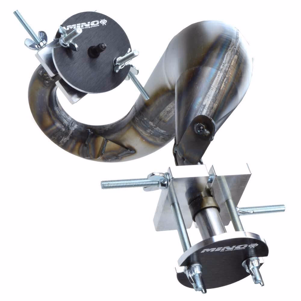 How do you repair a 2 stroke front pipe?