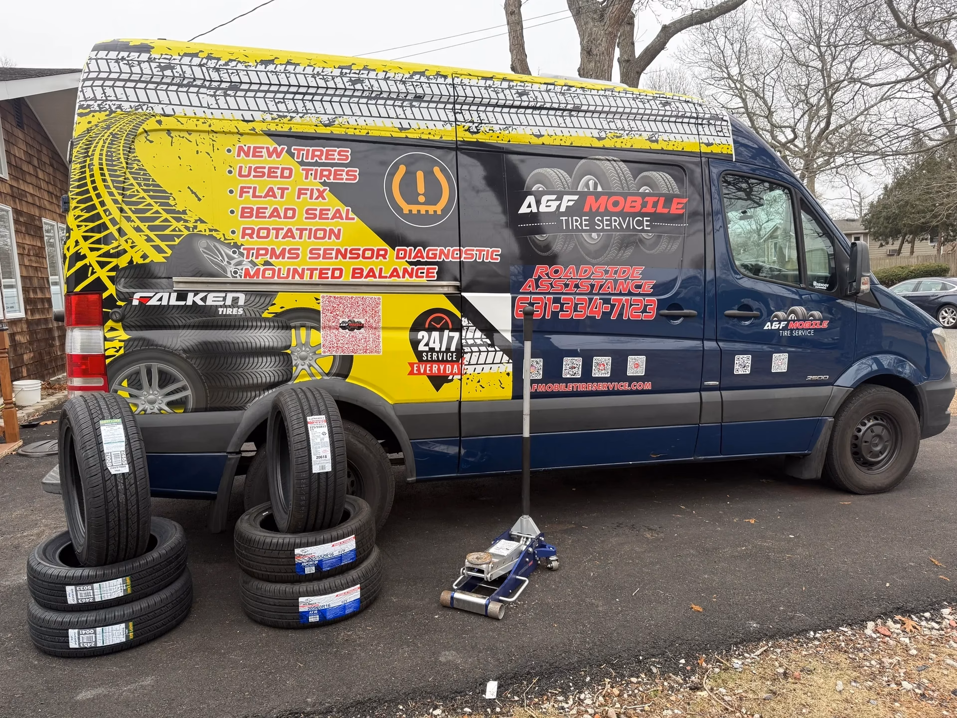 What is a flat tyre emergency service?