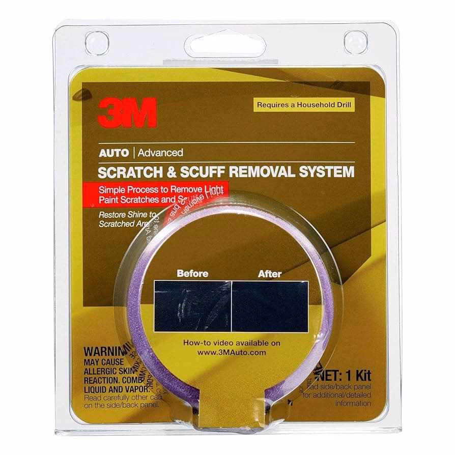What is included in a car scratch remover kit?