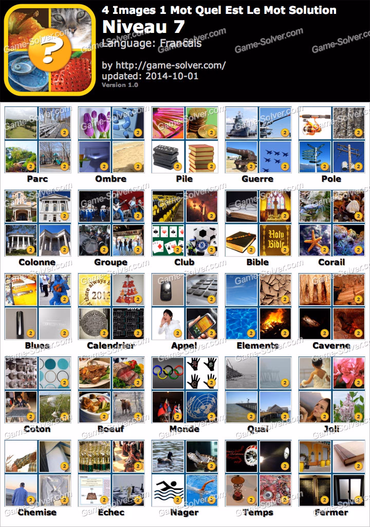 Quel est le but du jeu 4 images 1 mot ?