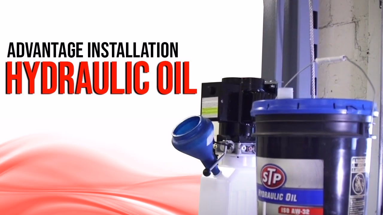 How often should you change hydraulic fluid on a 4 post vehicle lift?