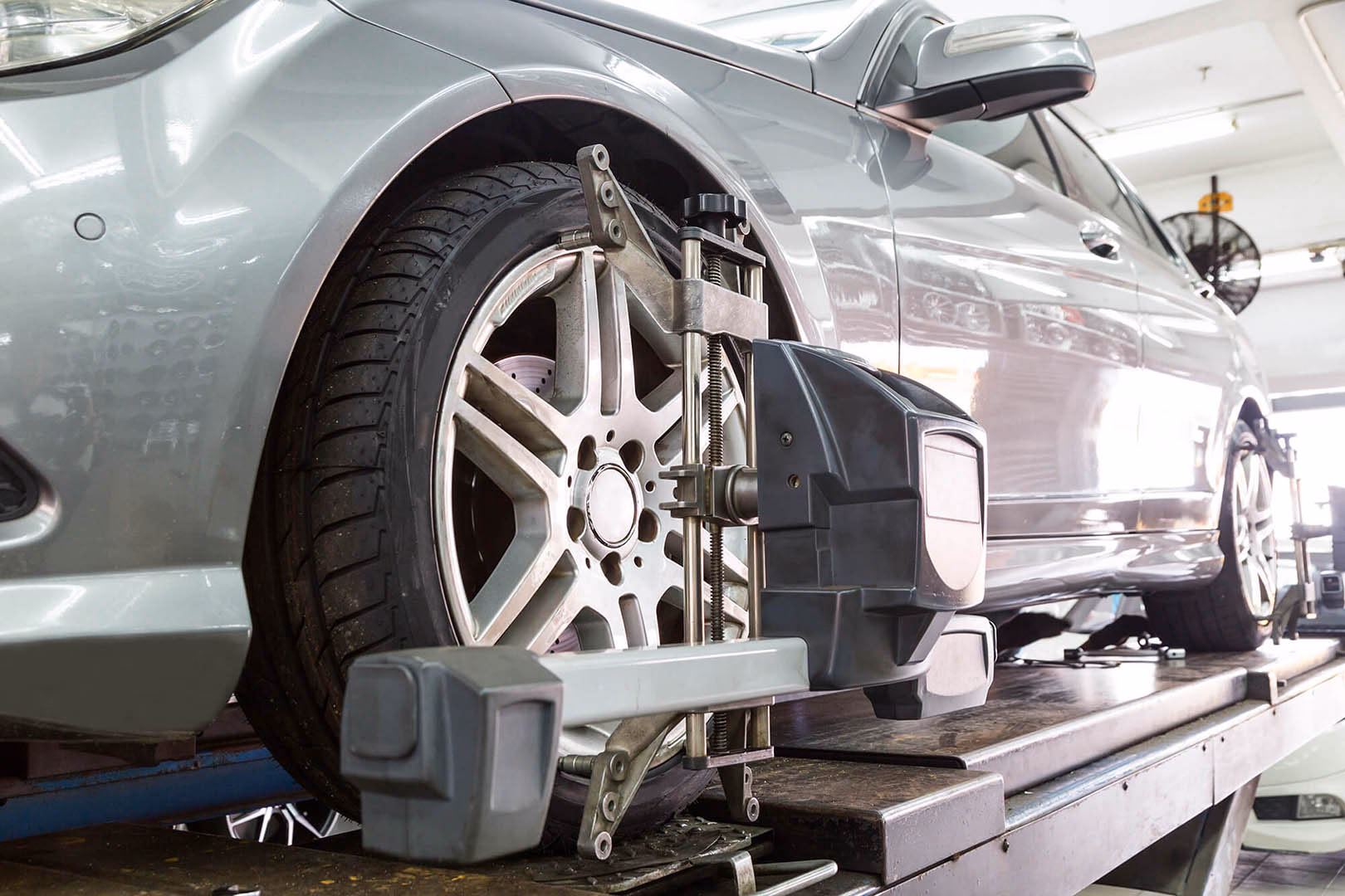What is a four wheel alignment?