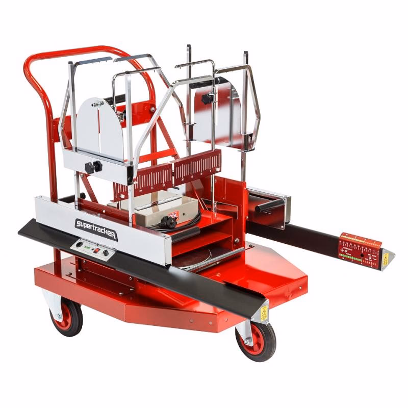 How big is a SuperTracker STR1 trolly aligner?