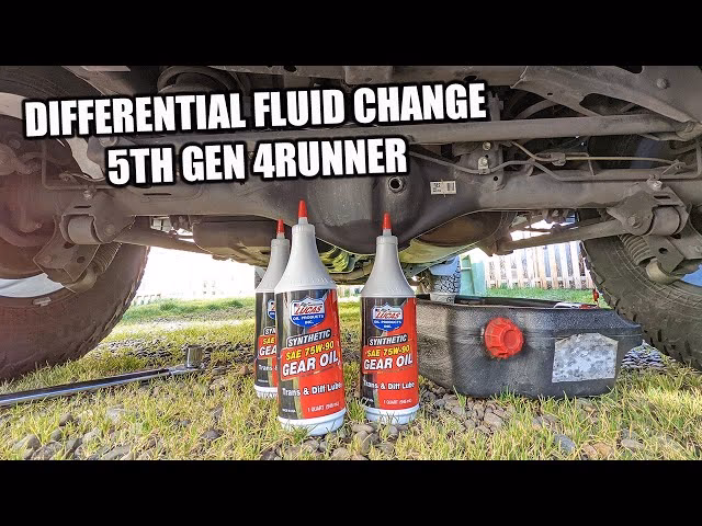 How much gear oil should a Toyota 4Runner use?