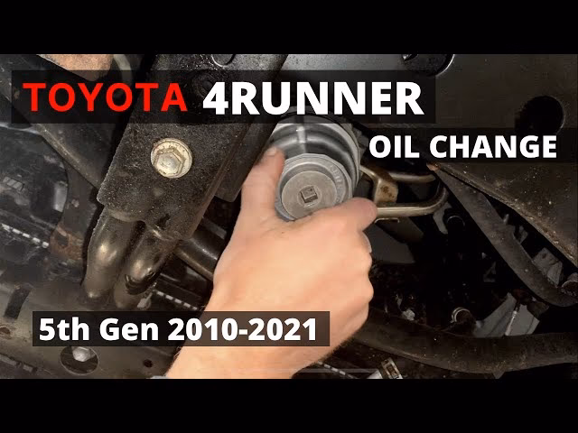 How do you change oil on a Toyota 4Runner?