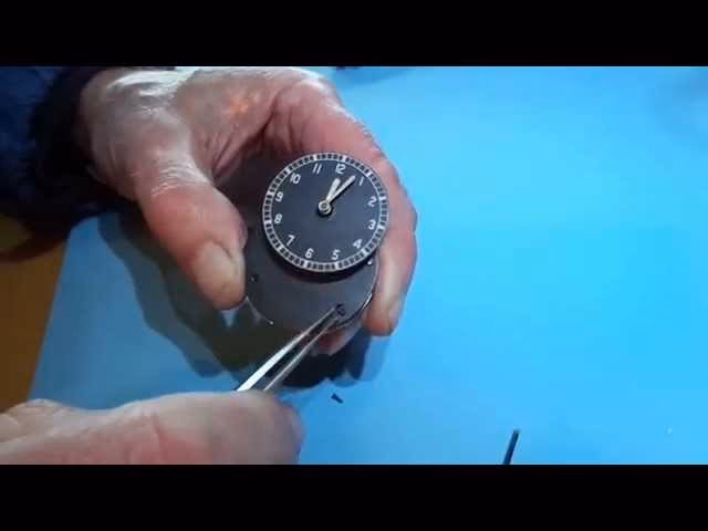 How do you service a car clock?