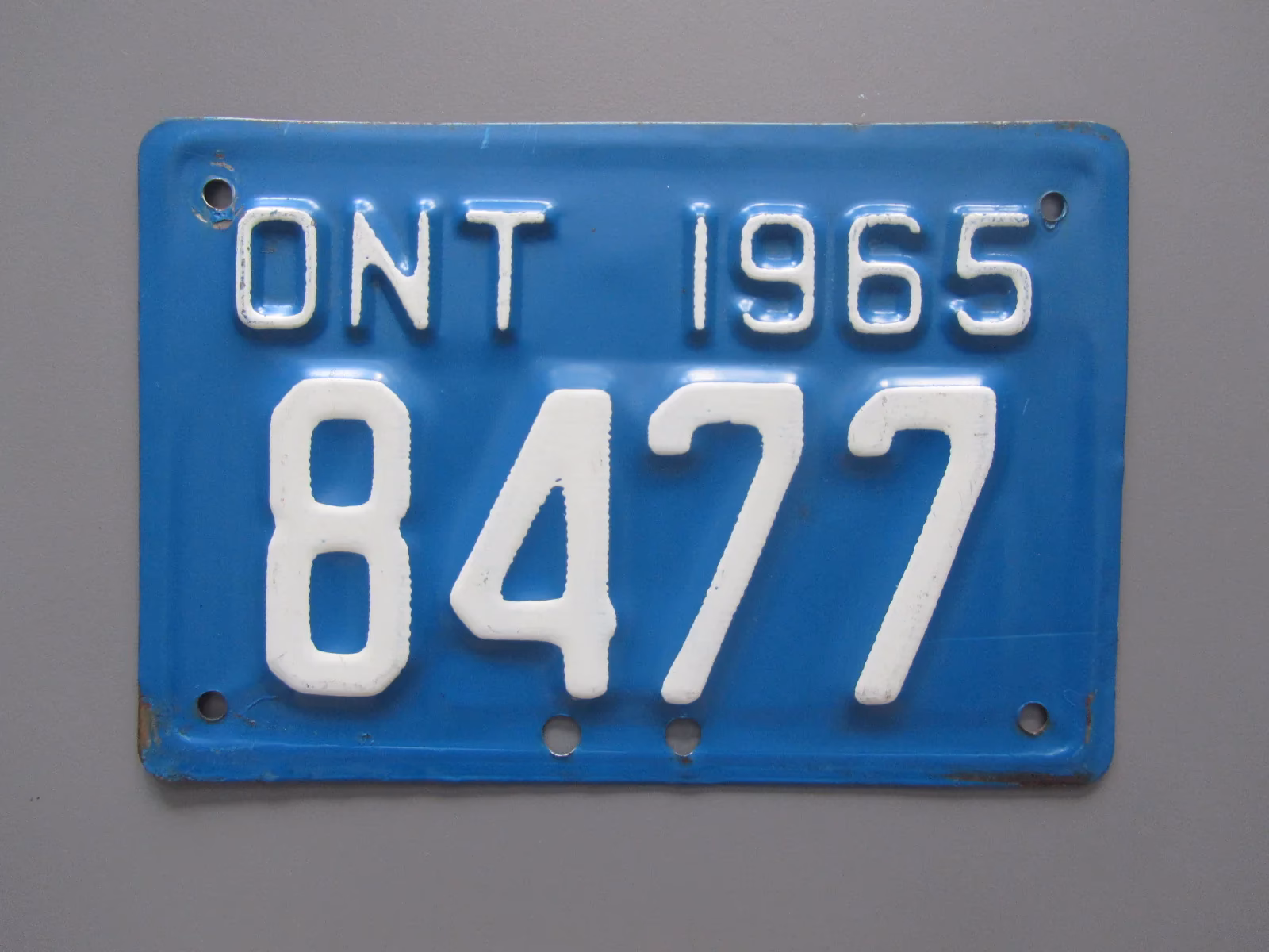 Can you put a number plate on a 55 Reg (2005) vehicle?
