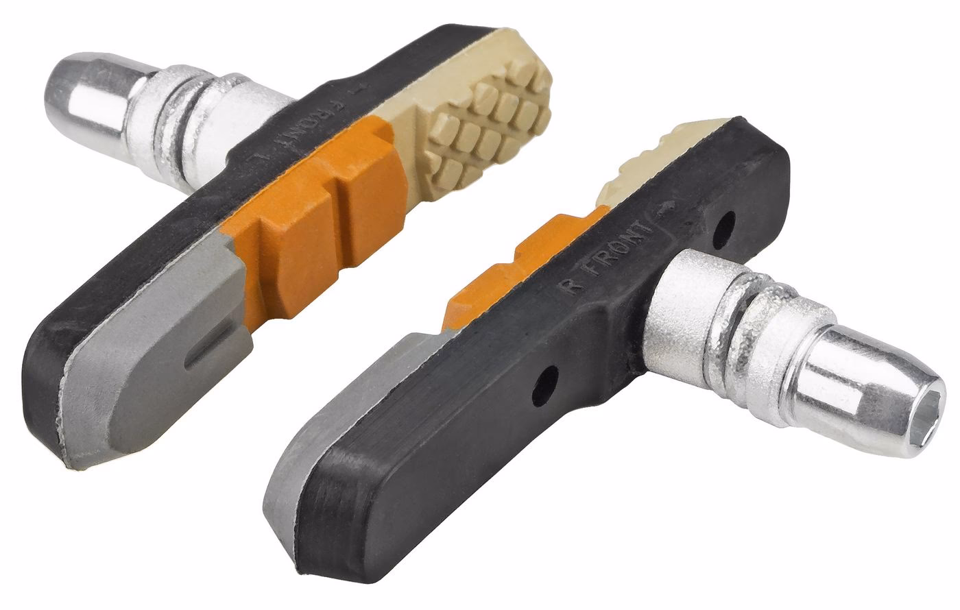 Why do brake pads have a longer rear?