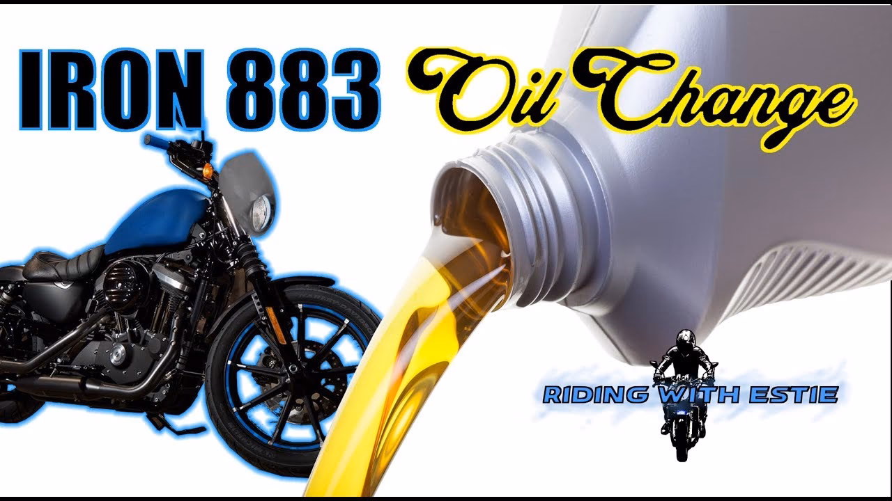 How to change engine oil in Harley-Davidson Iron 883?