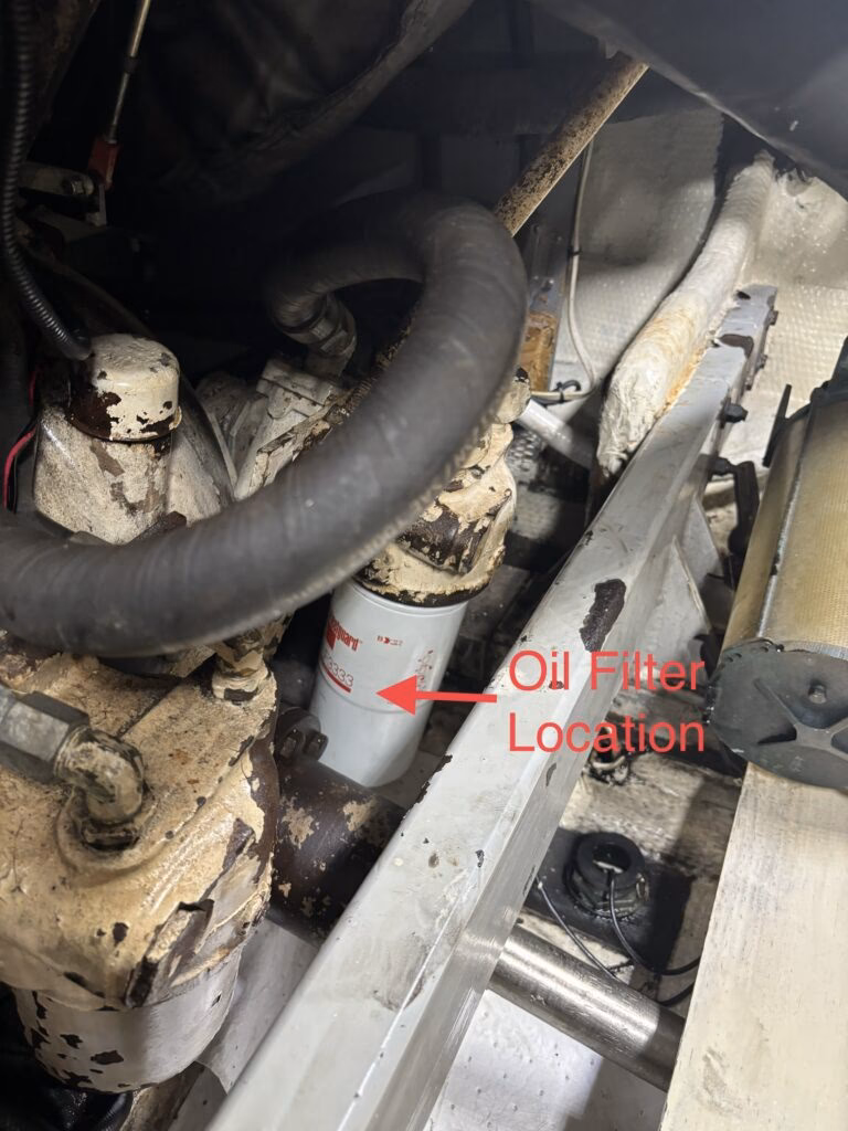 What is the oil capacity of the 8V92 engine?