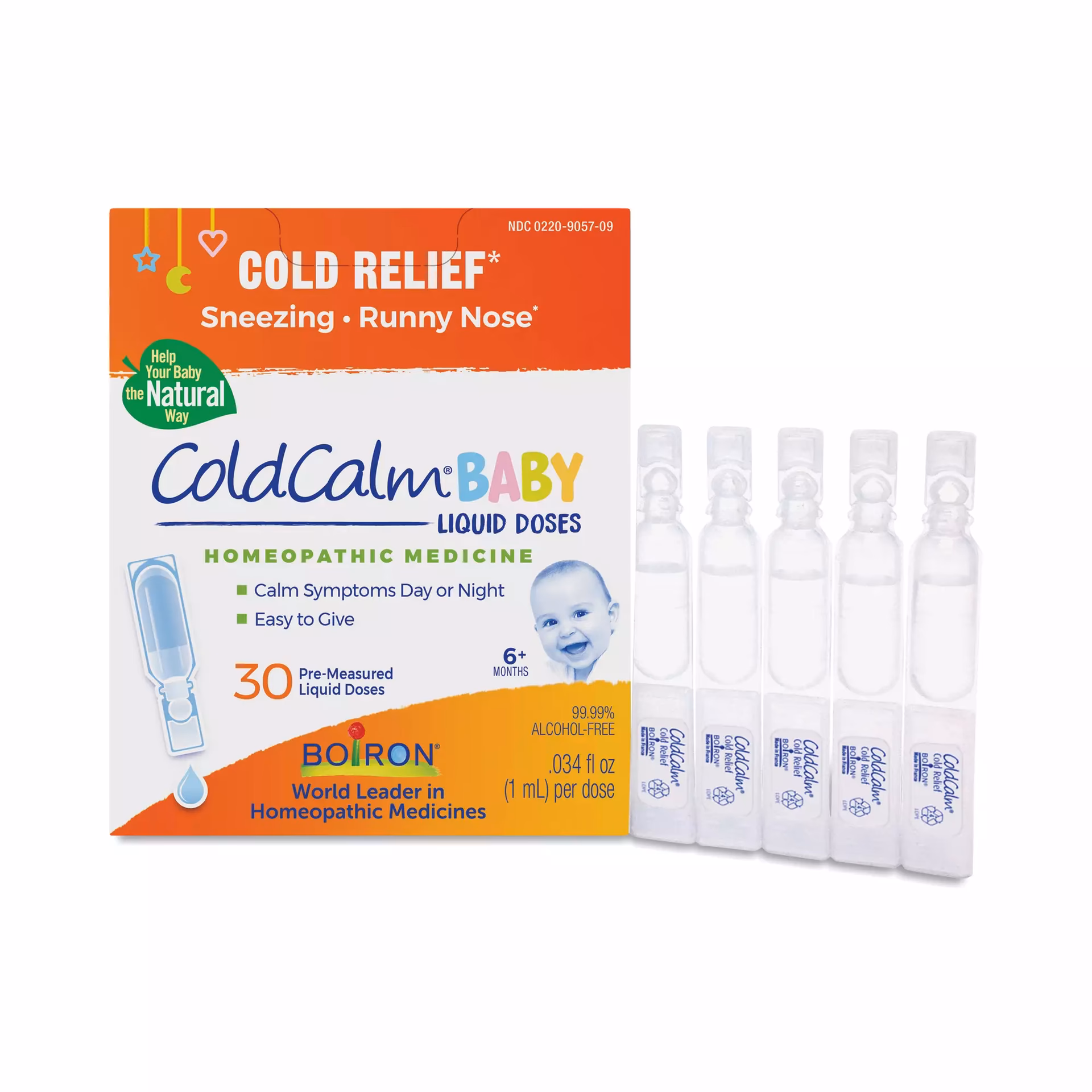 How do you treat a common cold in a baby?