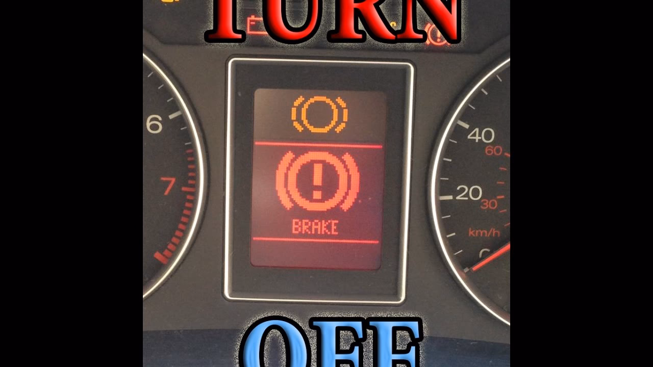 Where is the brake warning light located?