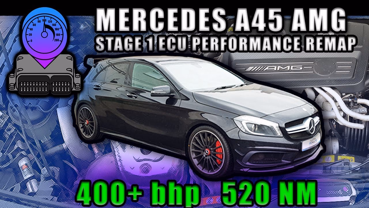 What is a stage 1 remapping for Mercedes Benz A45 S AMG?