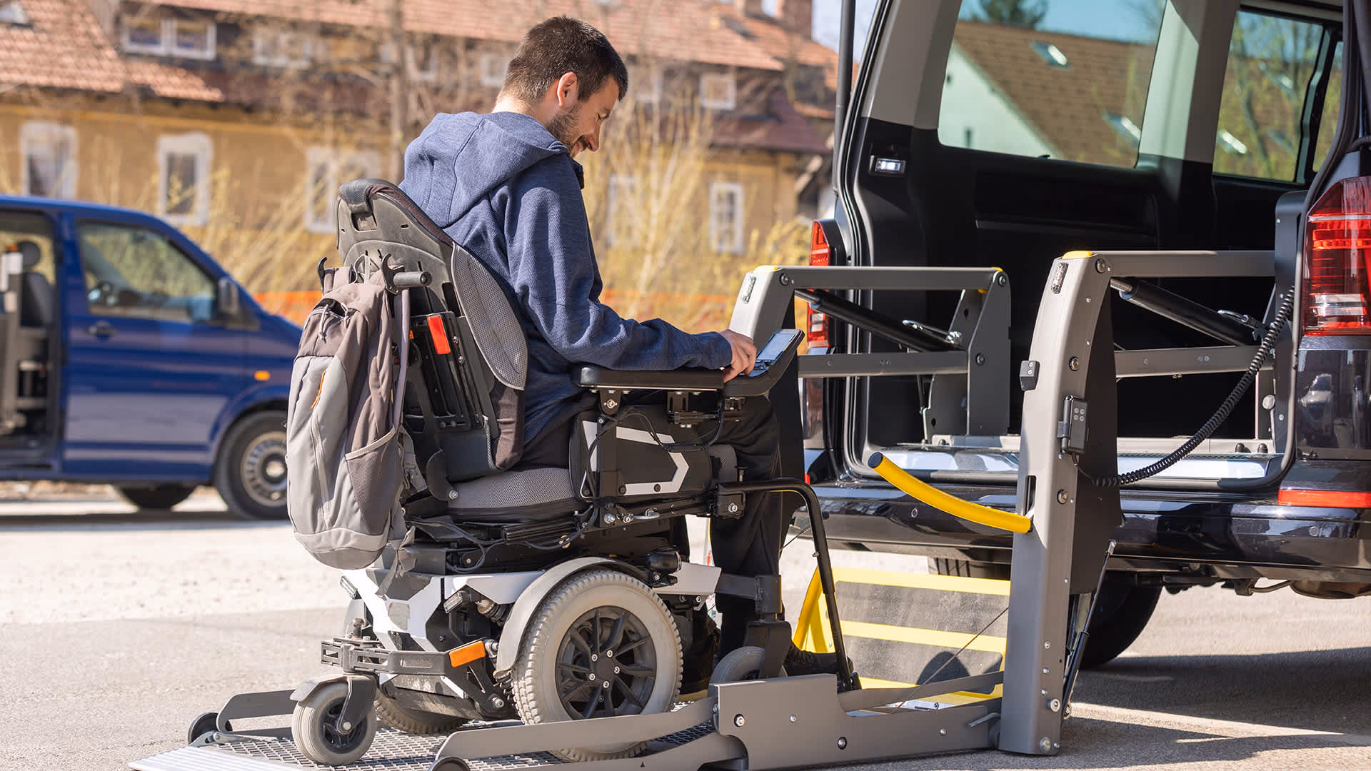 What is a dial-a-ride service?