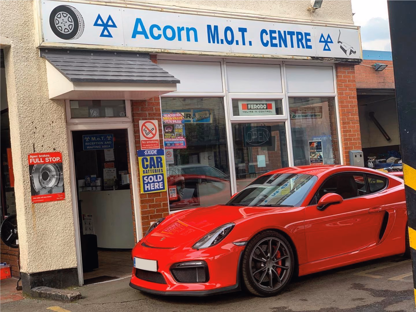 Where can I get a car OT in Accrington?