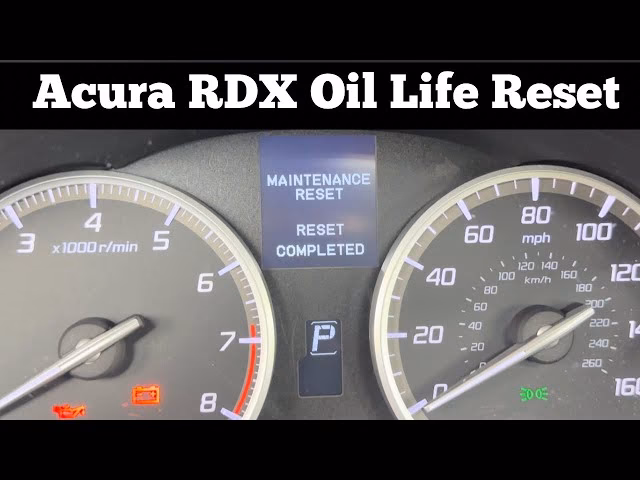 How often does Acura RDX need maintenance?
