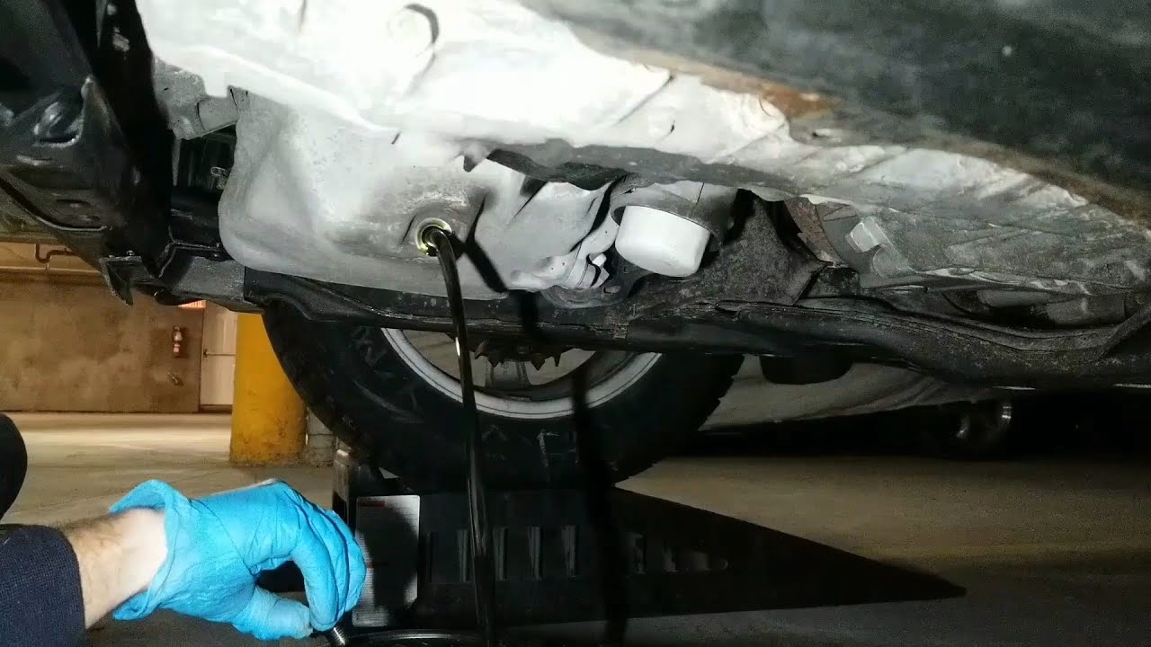 How to change engine oil on Acura RDX?
