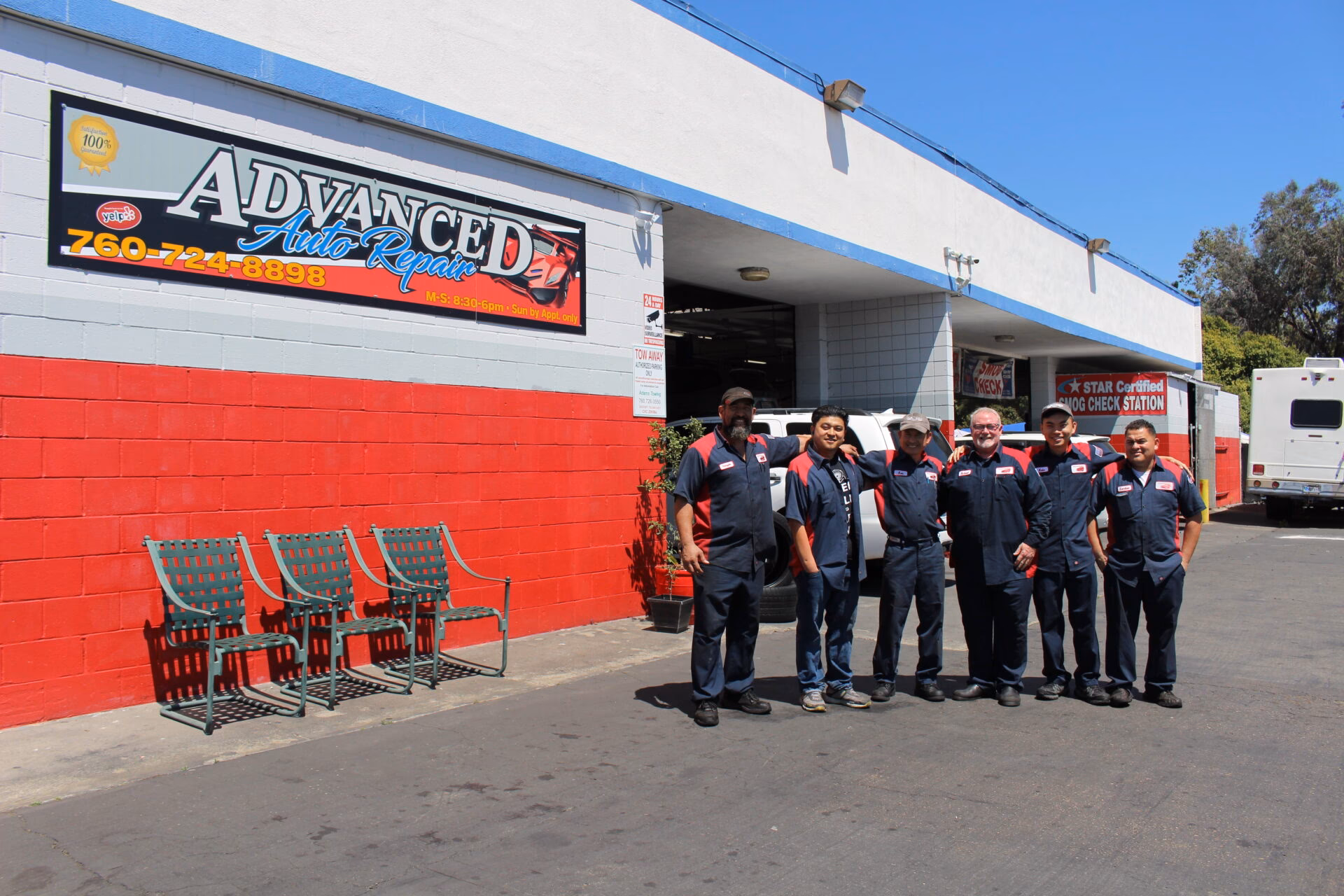 Where is advance accident repairs?