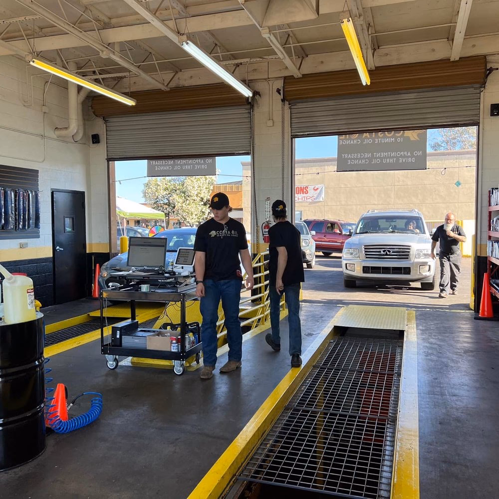 Do you get a free oil change with a stamp card?