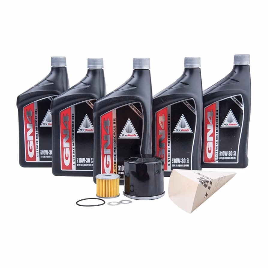 What's in a special oil change pack?