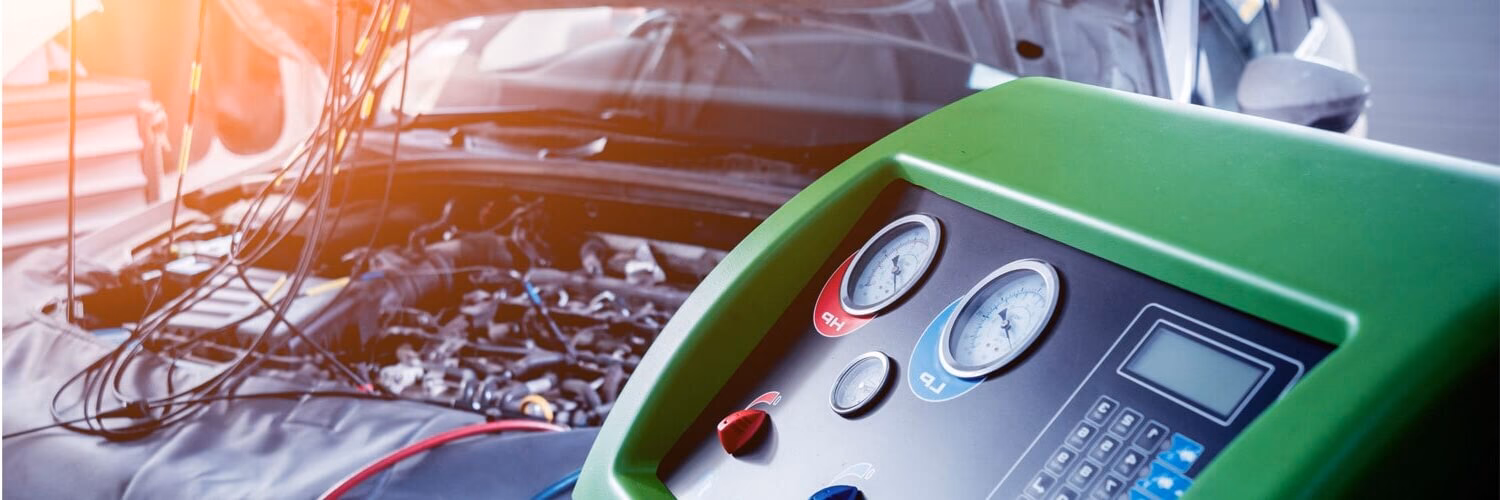 What happens during the AC service process?