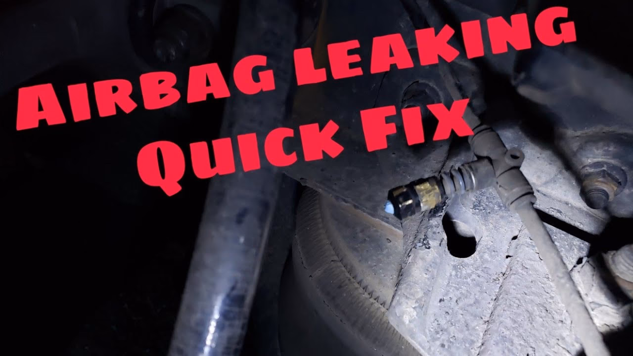 What happens if you don't fix an air suspension leak?