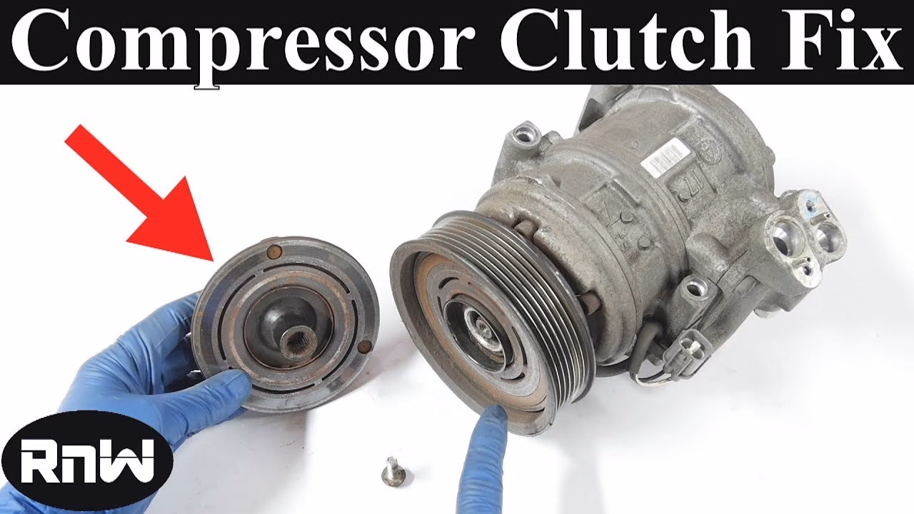 How do I replace an air conditioning compressor clutch?