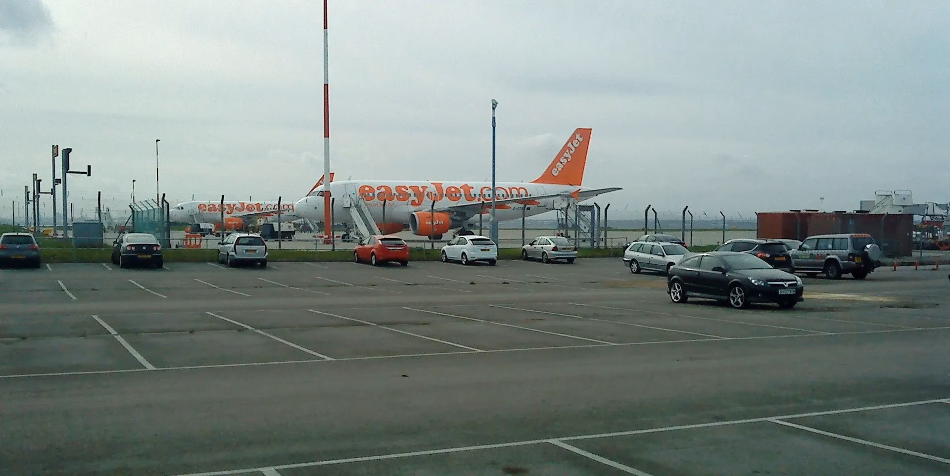 What is a car park not in the airport complex?