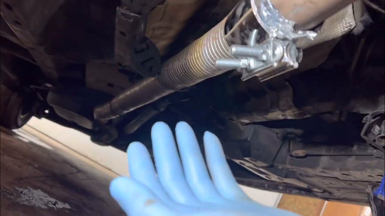 How to repair a damaged exhaust tape?