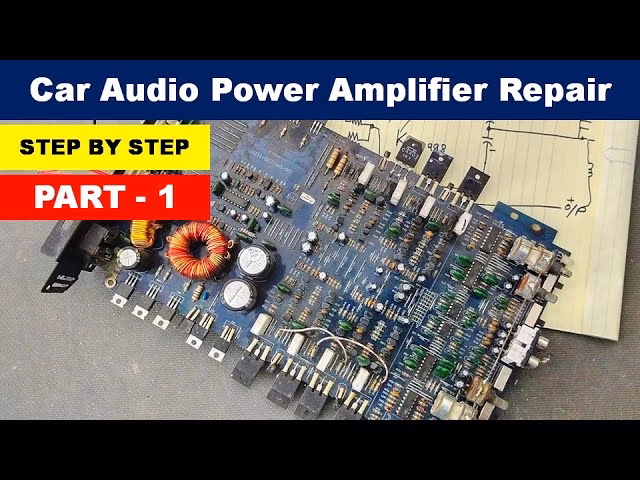 Where can I learn to repair car audio amplifiers?