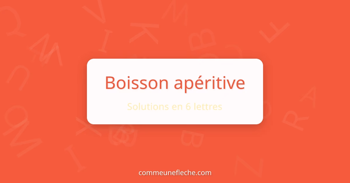 Quelle est la meilleure solution pour Aperitif amer ?