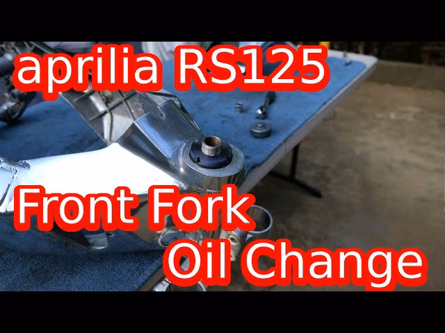 What oil should I use for my Aprilia Forks?