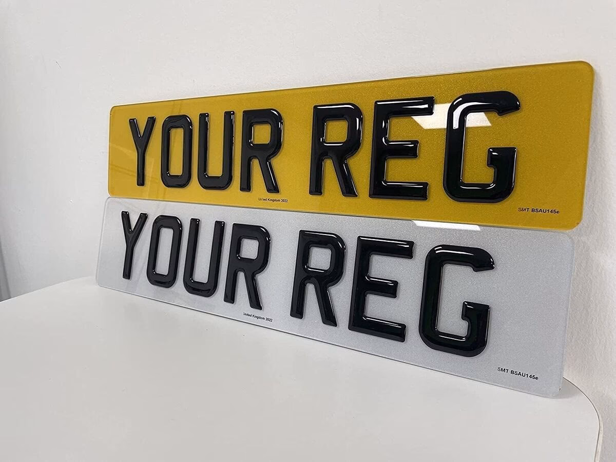 Can I display a number plate on a motorcycle?