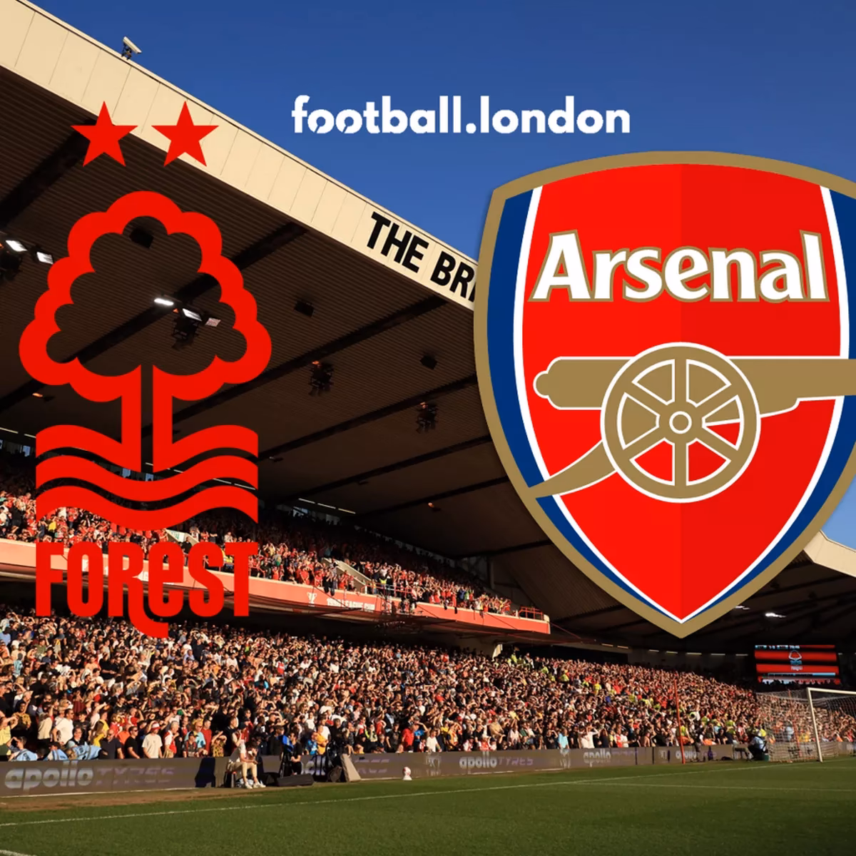 Who scored in Arsenal's 3-0 win against Nottingham Forest?