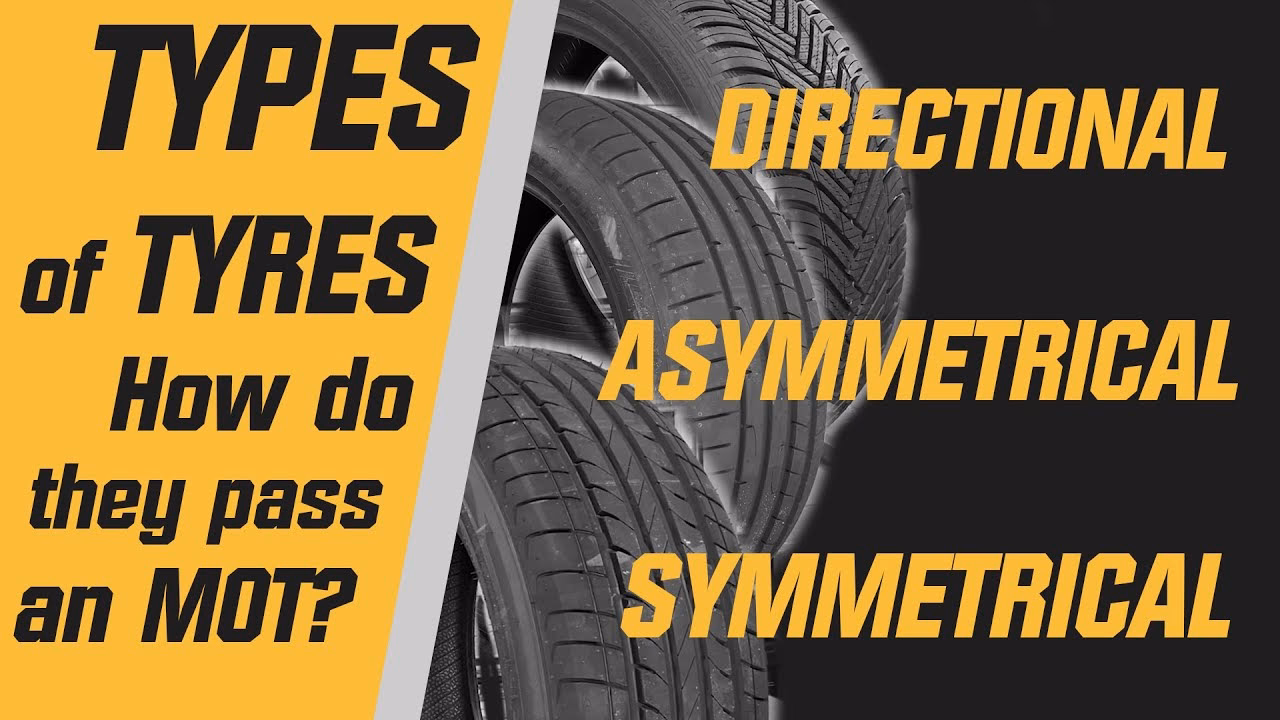 What is an asymmetric tyre?