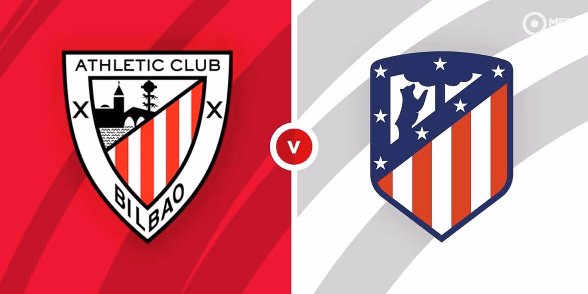 How many goals did Atlético Madrid score against Athletic Club Bilbao?
