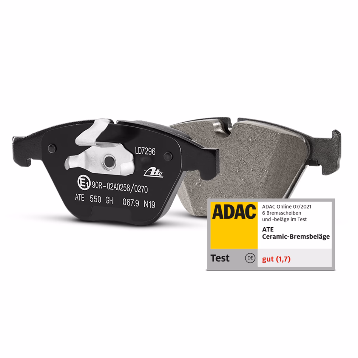 Can ate ceramic brake pads be used on one axle?