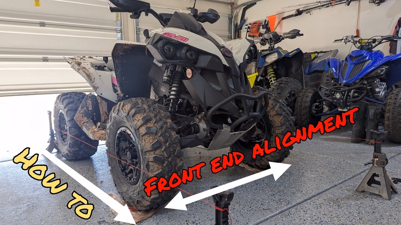 Why is my ATV front end alignment still off?