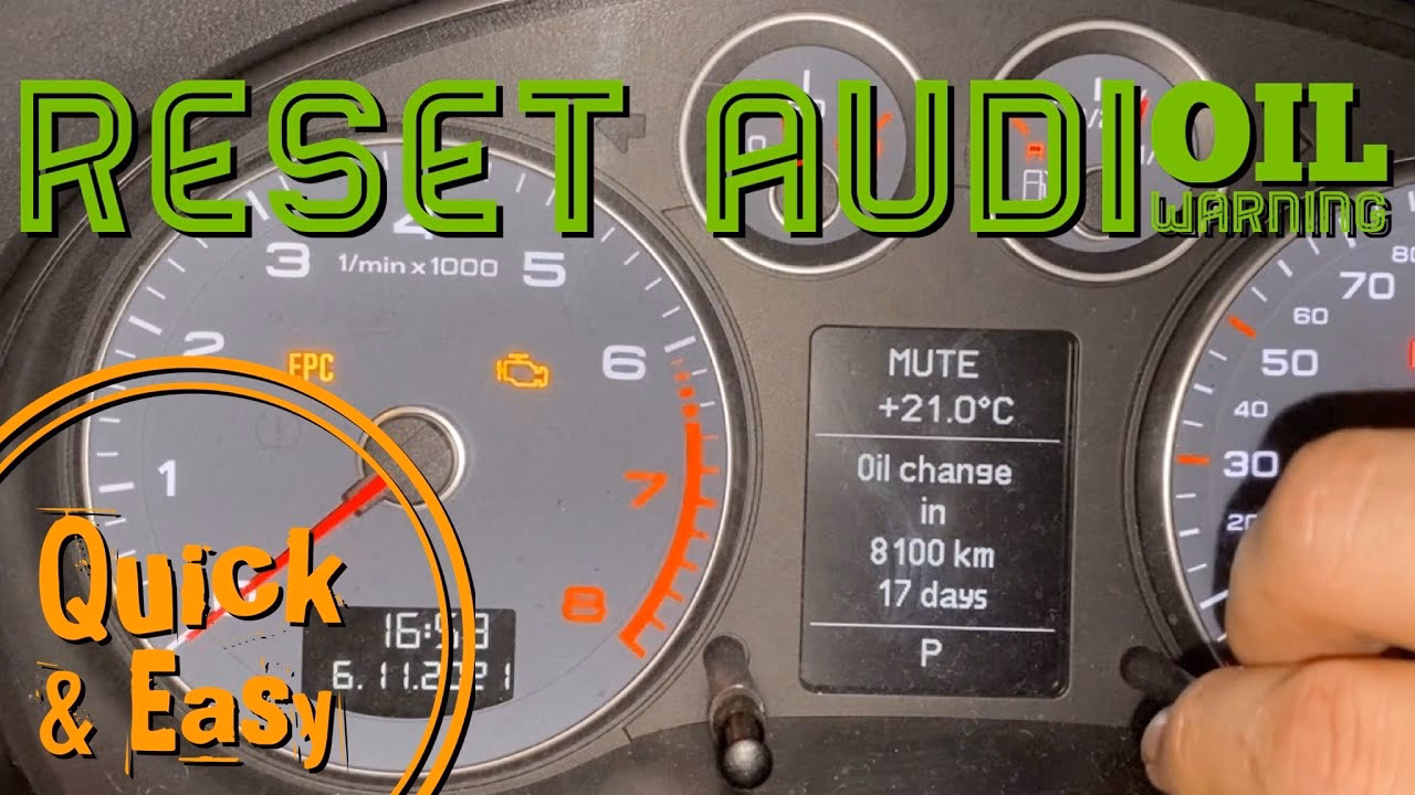 How to reset service light on Audi A3?