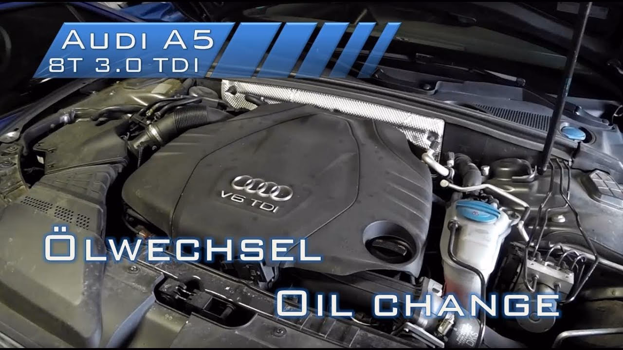 How much oil does the Audi A5 B8 Coupe (8t3) need?