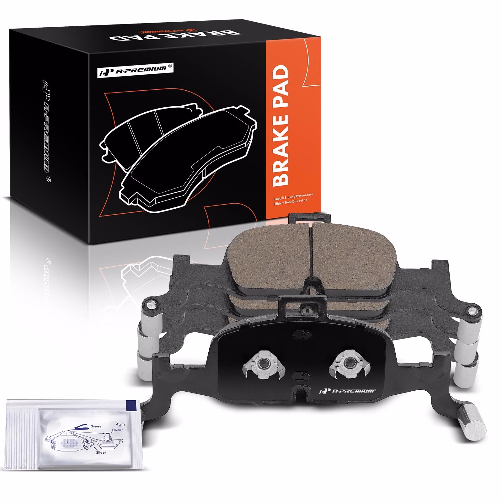 What type of brake pads does a 2017 Audi A4 have?