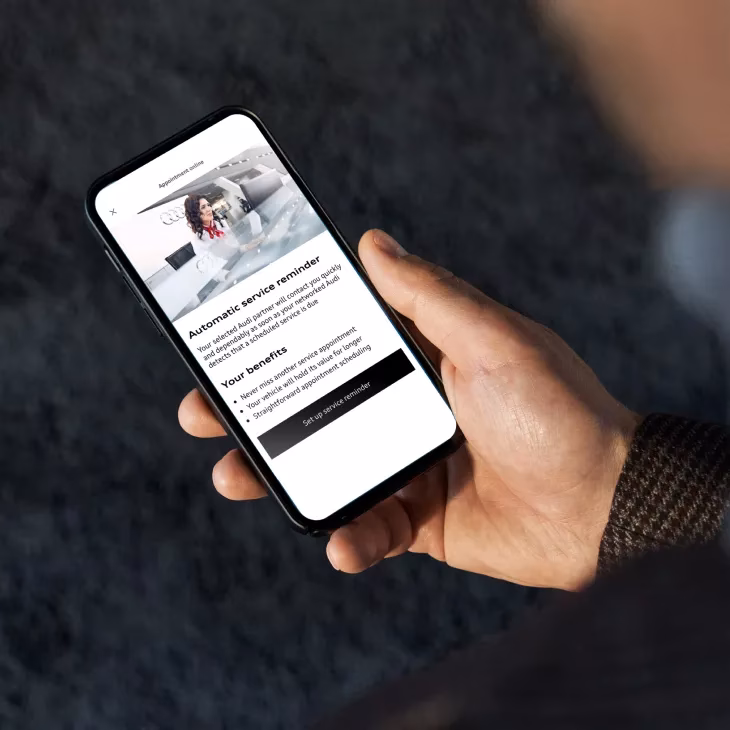 How do I book an Audi service?