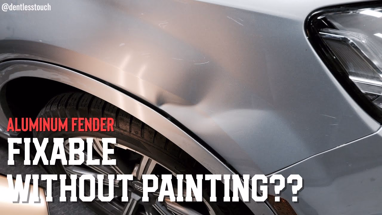 How do you repair a dent on a car?