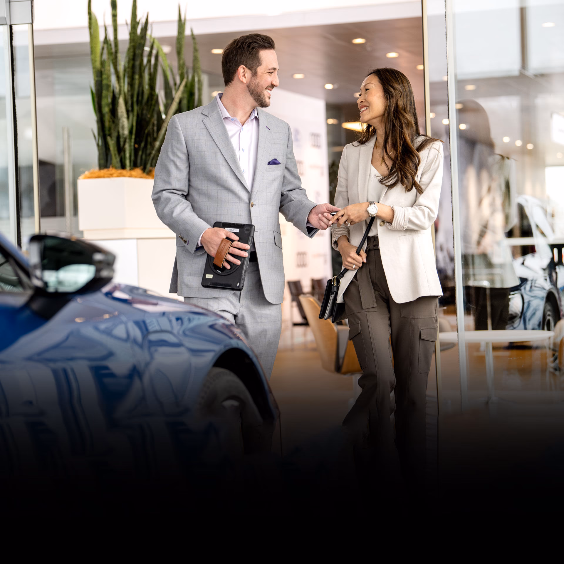 What features can I access on My Audi Finance?