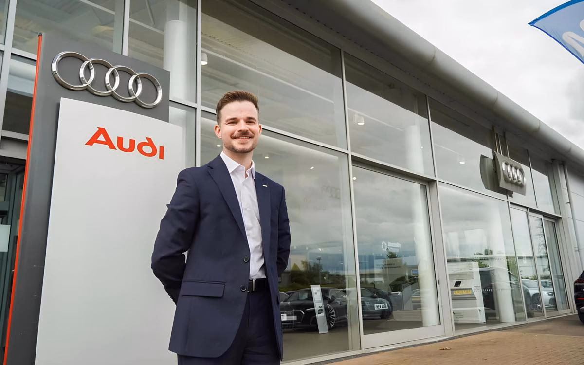 Why is Audi launching a new repair centre in Bradford?